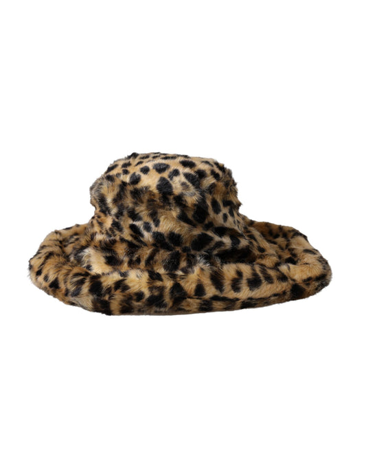 Leopard print hat