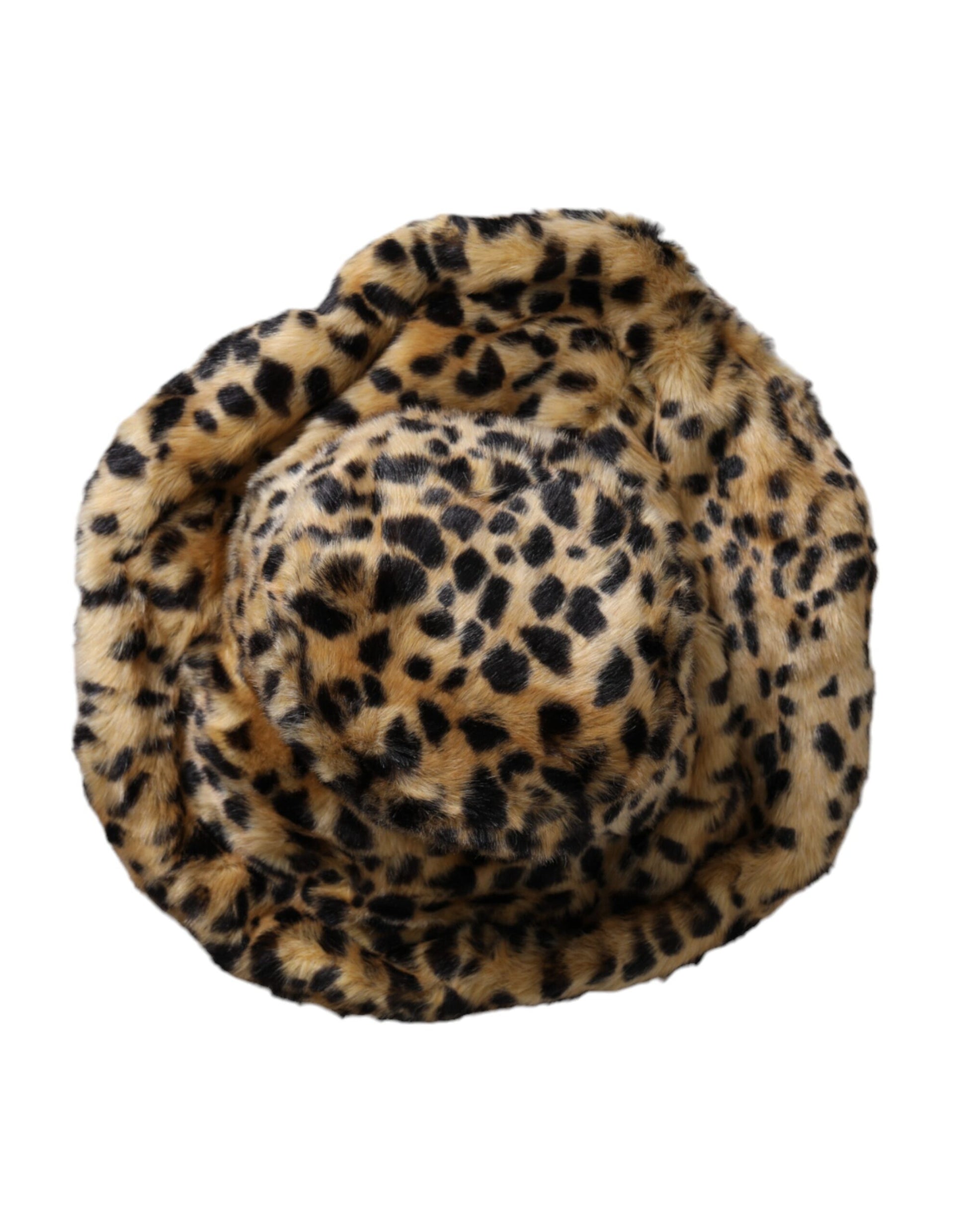 Leopard print hair tie