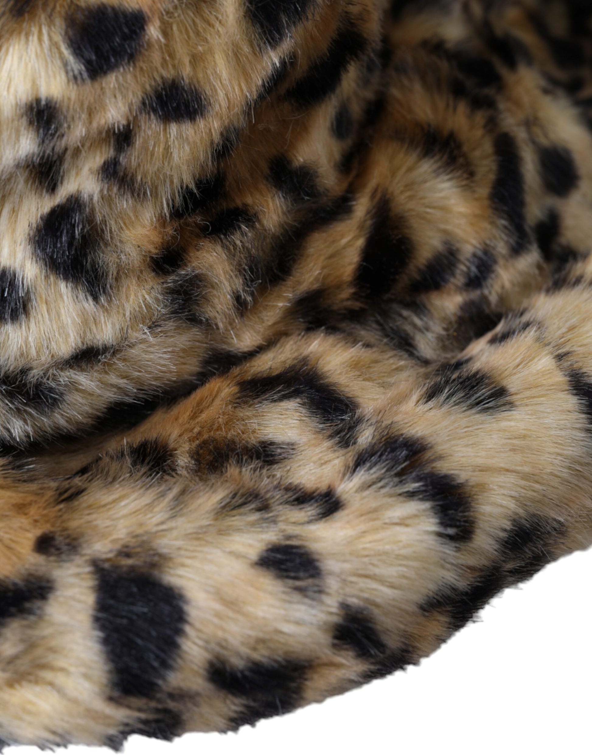 Leopard fur fabric texture close up