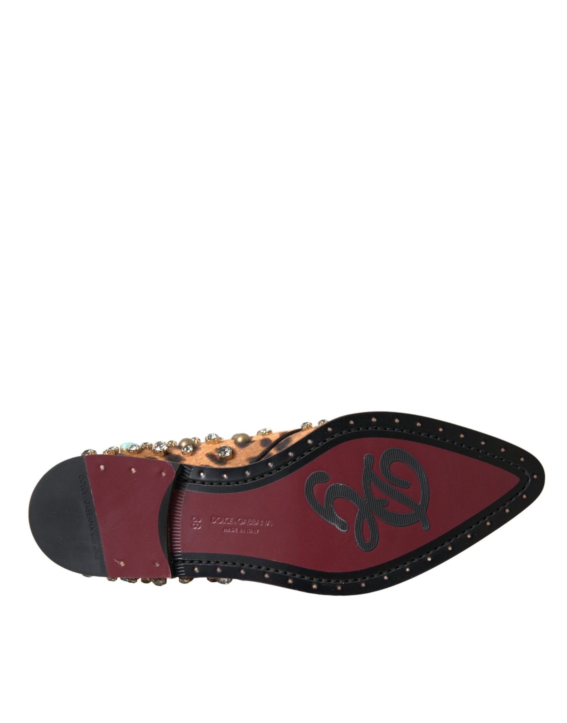 Red shoe with black laces
