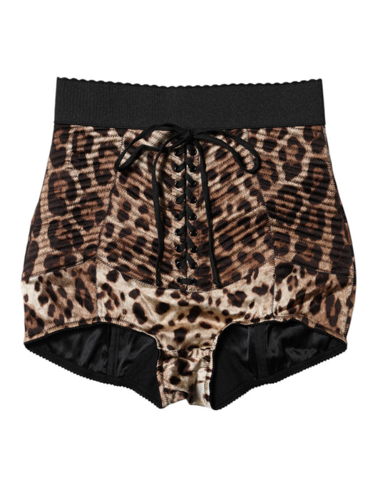 Leopard print women's shorts