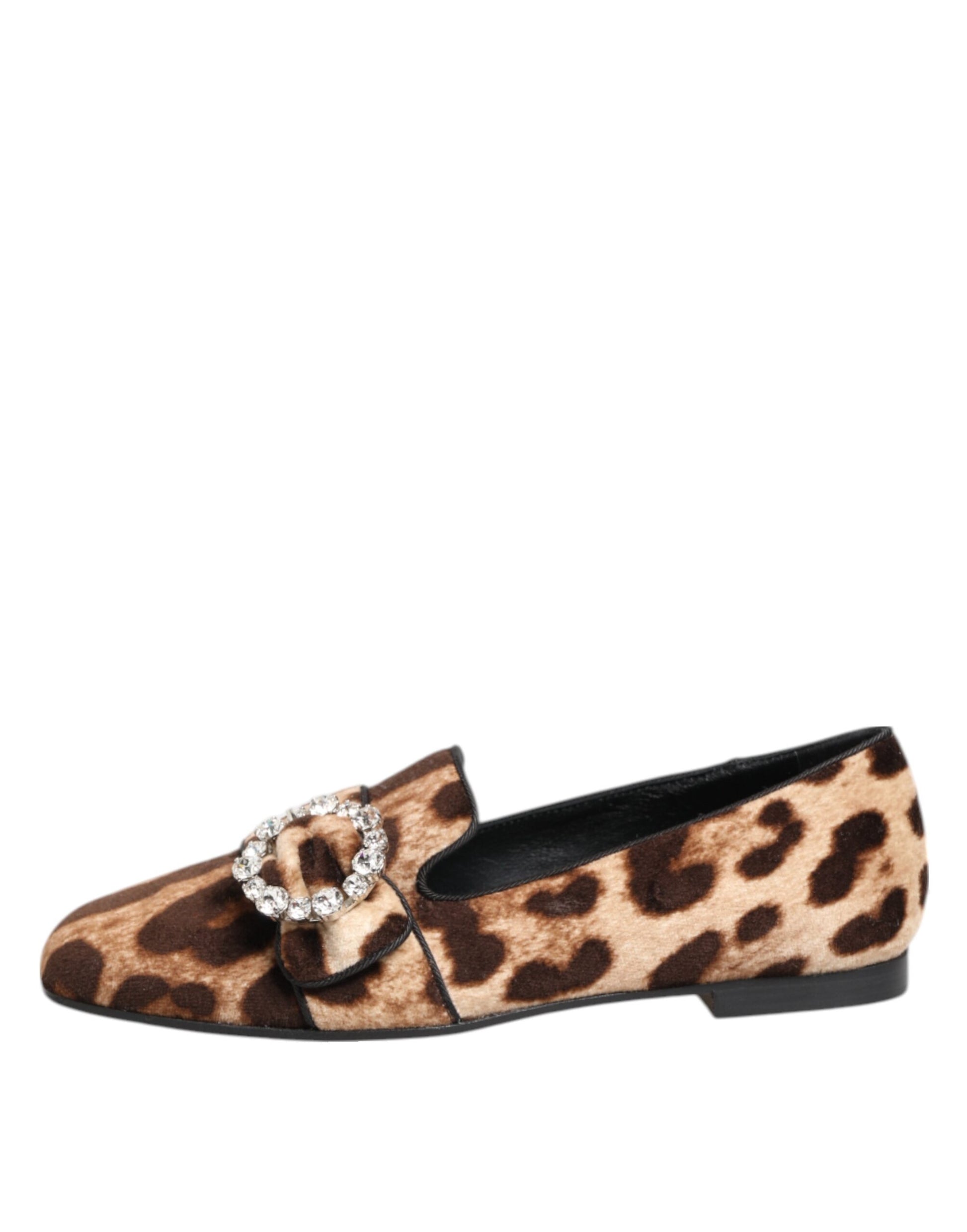 Leopard print women's shoe with bow detail