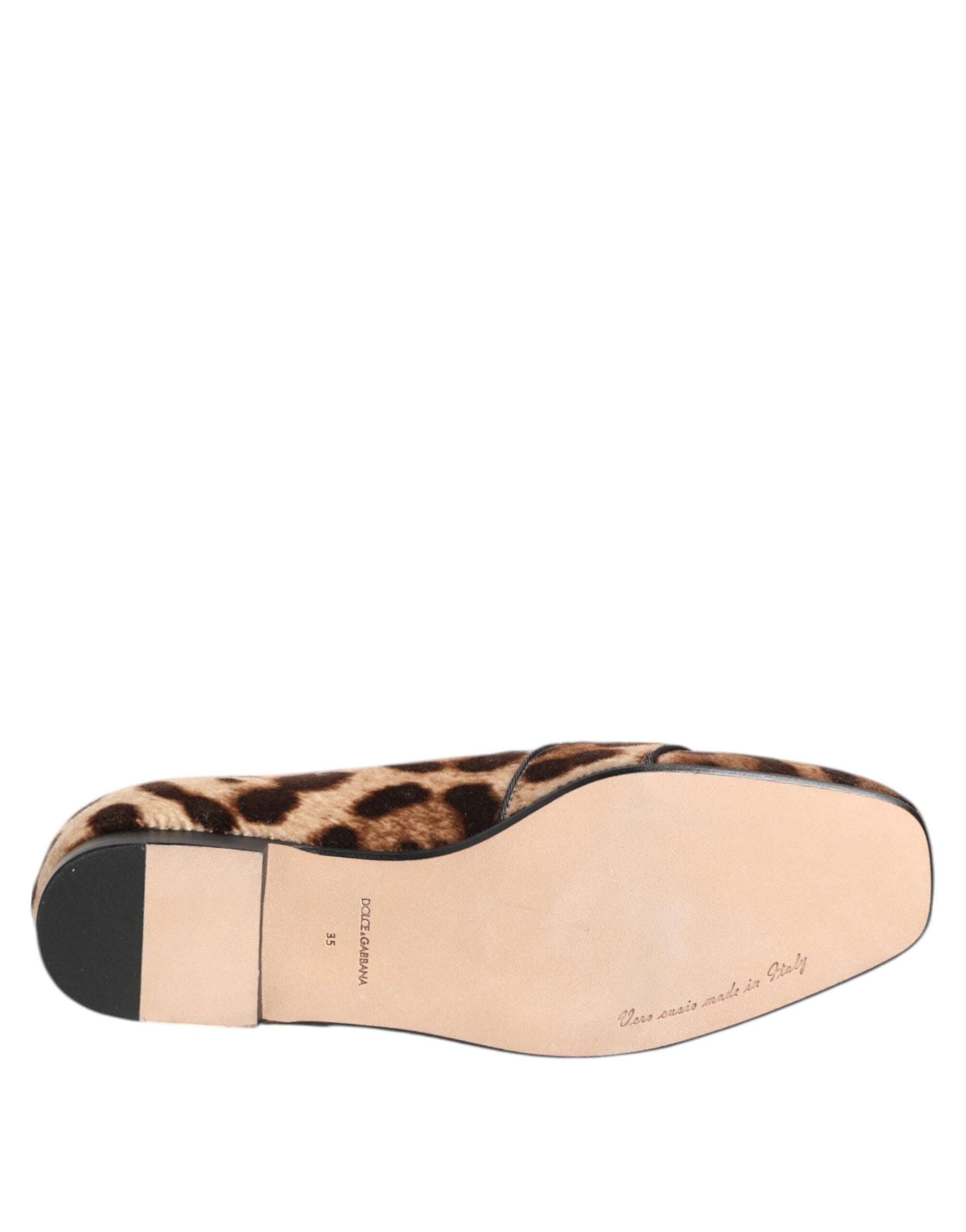 Brown shoe with black sole
