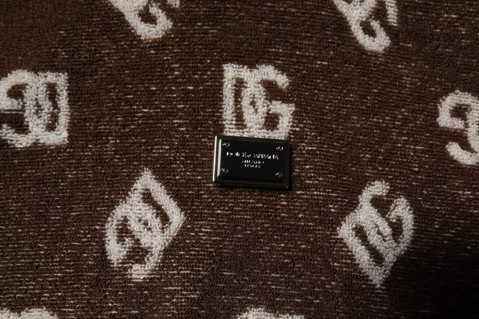 Small black rectangular object on a patterned surface
