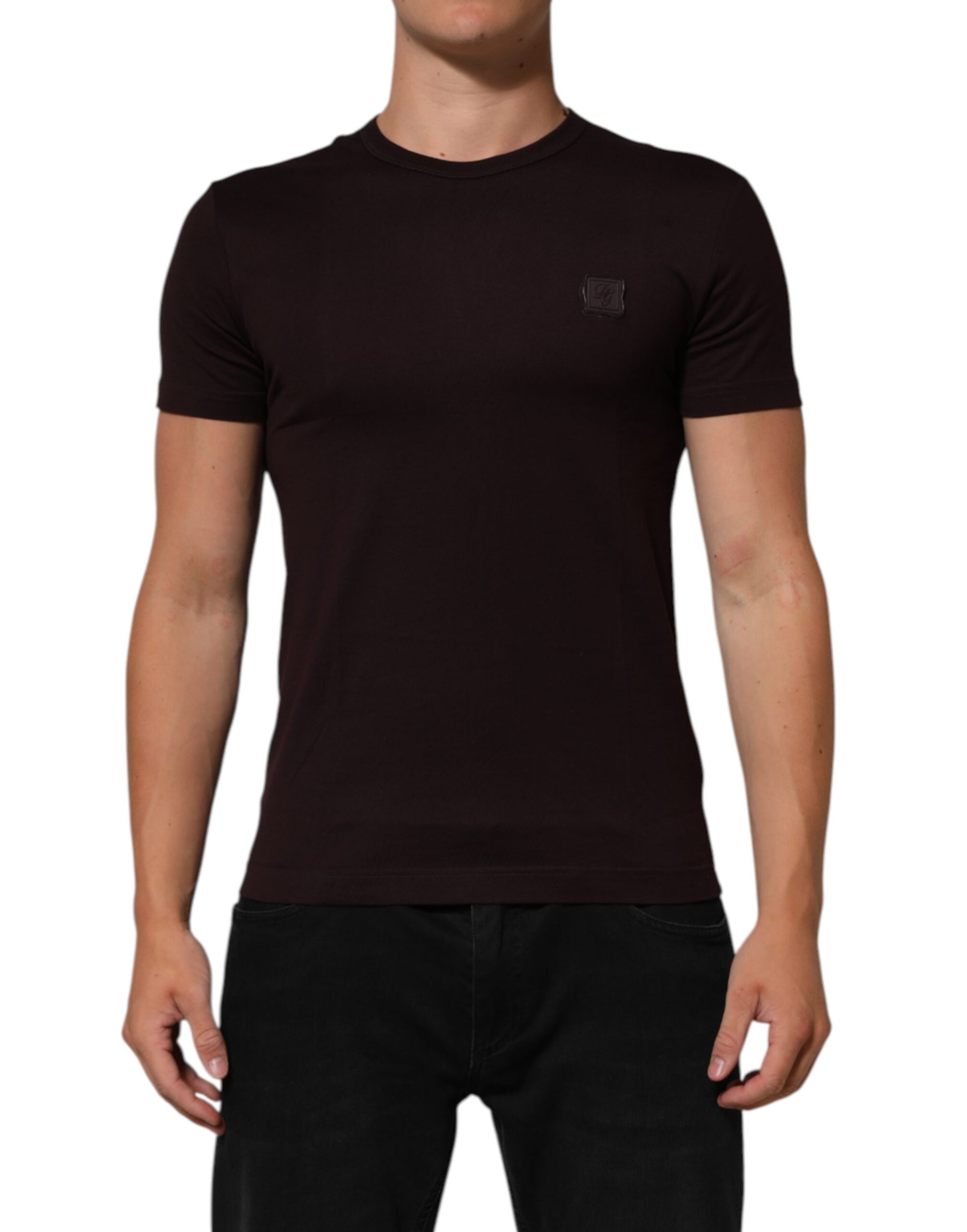 Mannequin wearing dark t-shirt