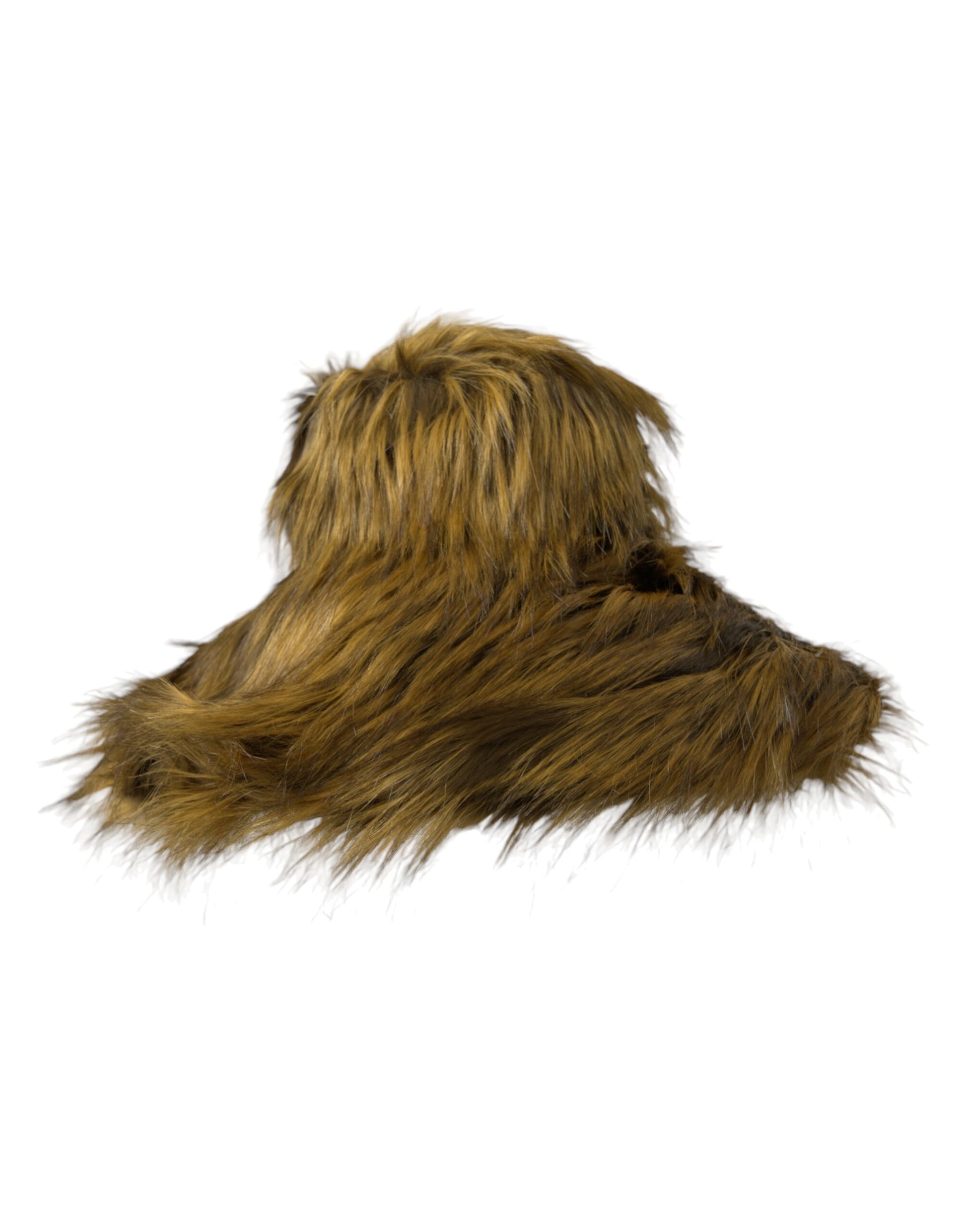 Furry brown animal hat