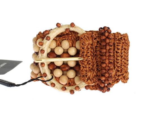 Bracelet made from beads and yarn