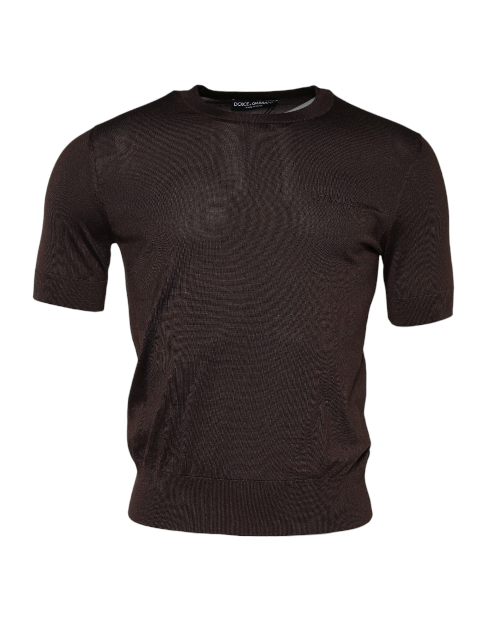 Brown long sleeve sweater on a mannequin