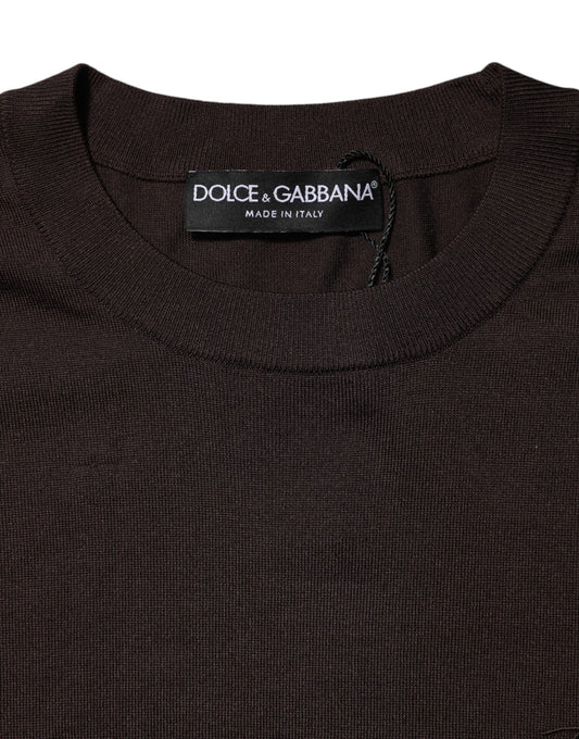 Black sweater with ribbed neckline