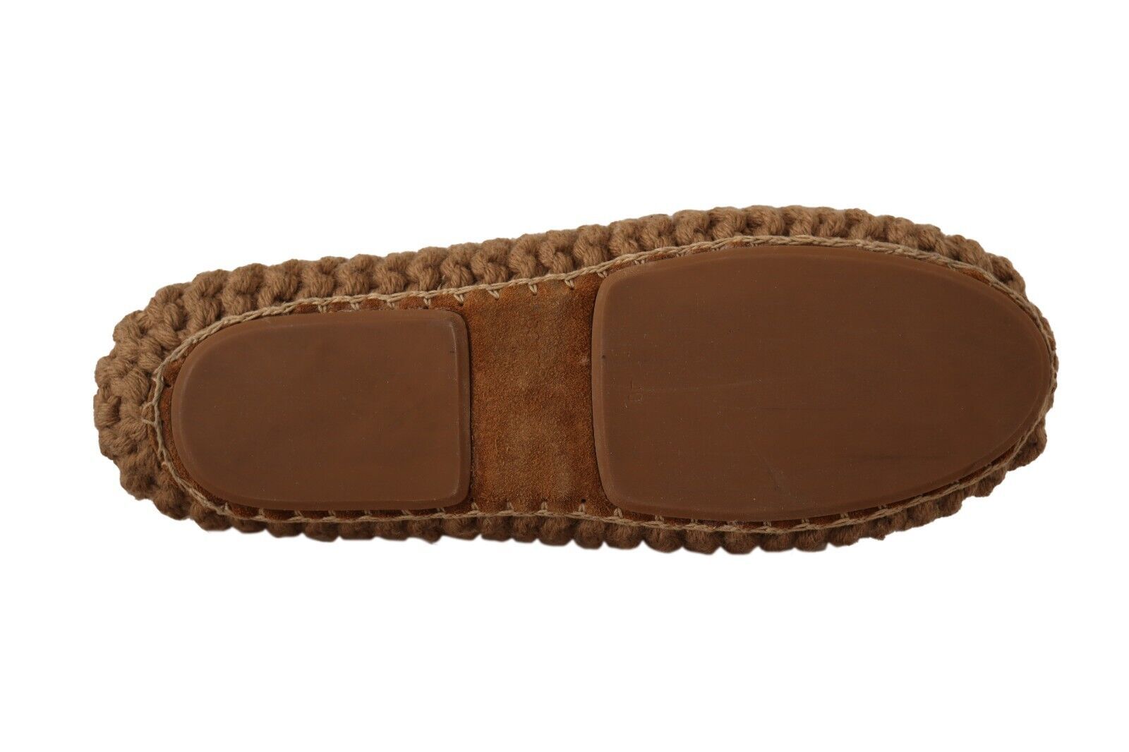 Brown leather shoe with laces and a strap across the top