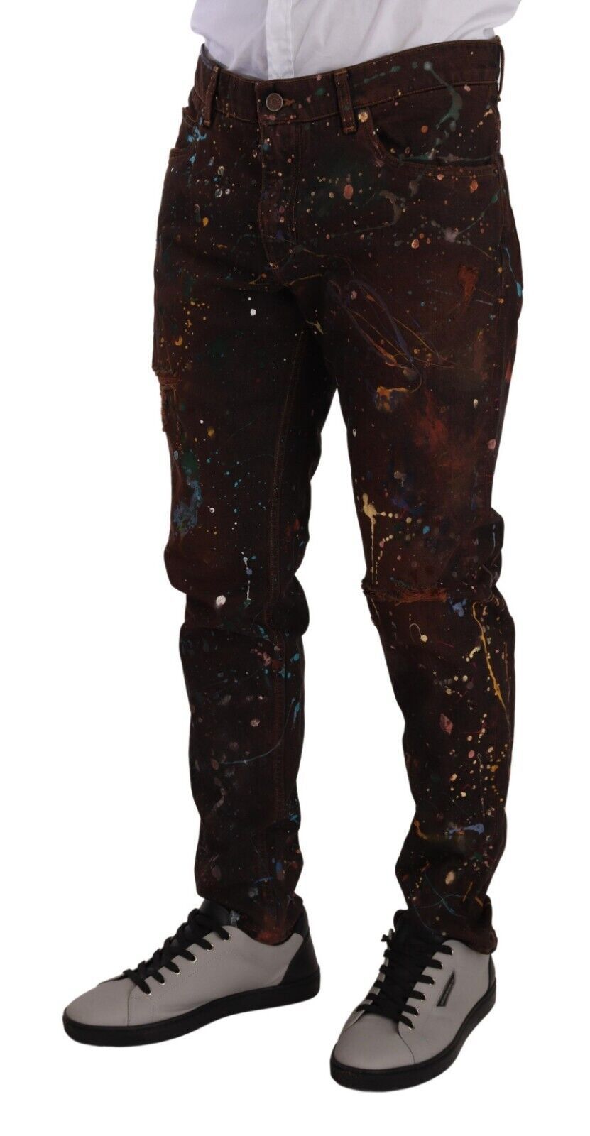 Pair of galaxy print pants