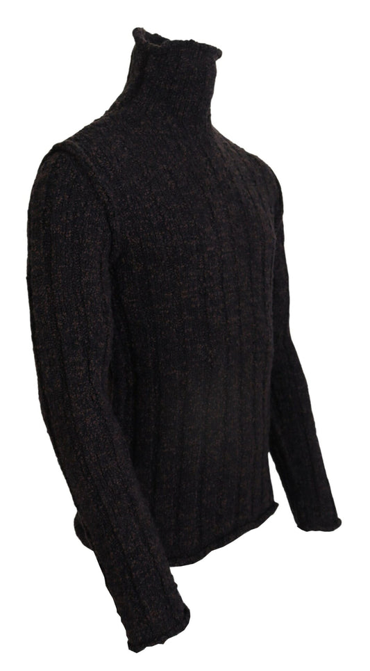 Black turtleneck sweater on mannequin