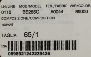 Barcode on a product label