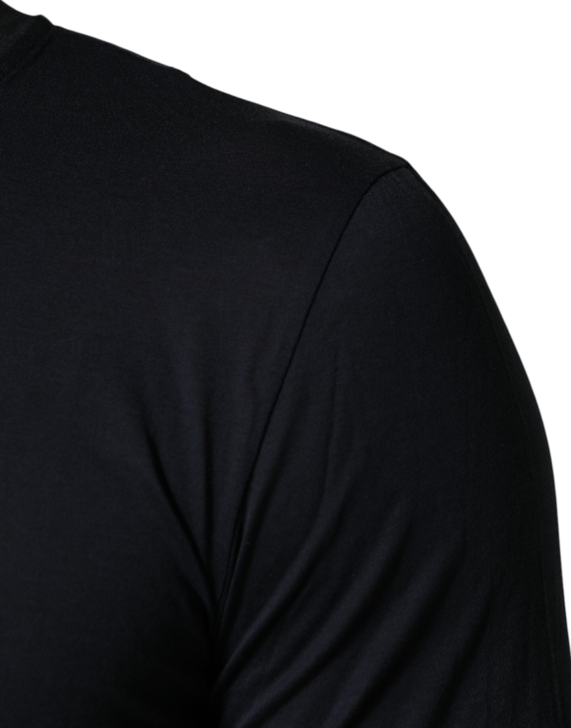 Black short sleeve shirt on mannequin