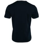 Black t-shirt on a hanger