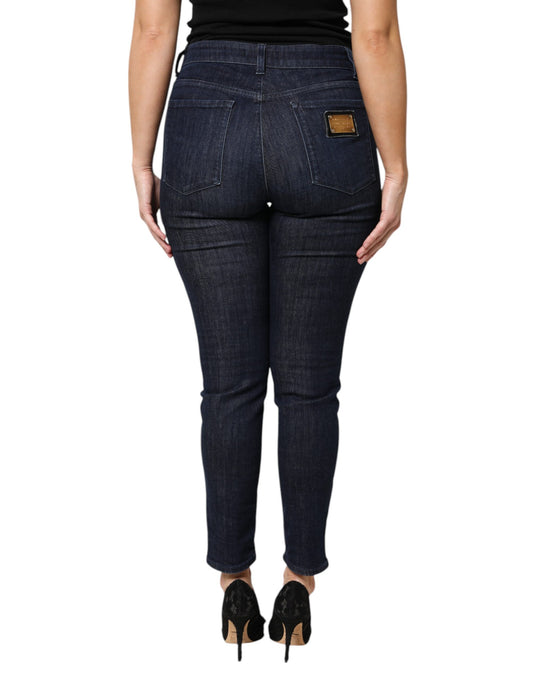 Pair of blue jeans on a mannequin