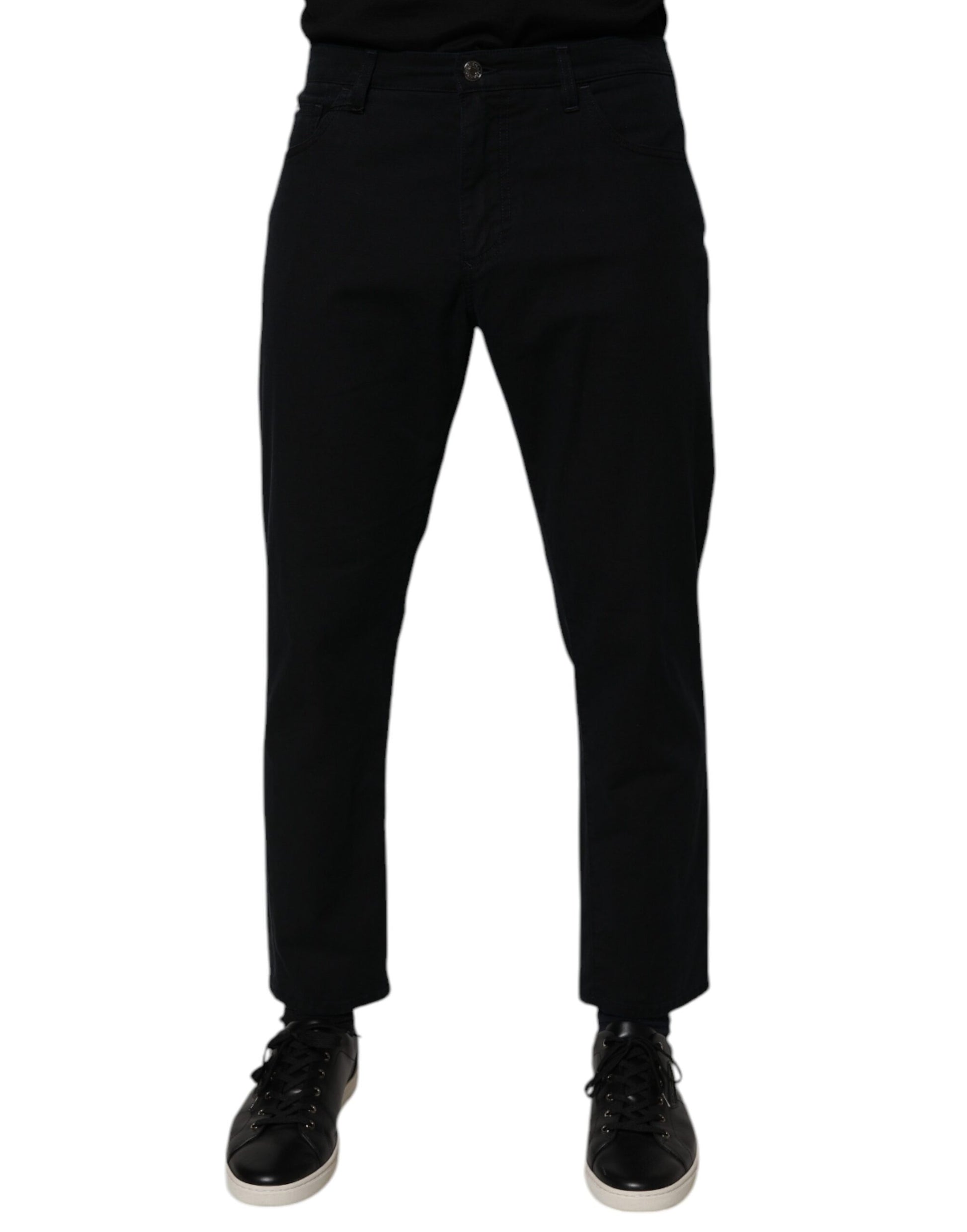Pair of black pants on a mannequin