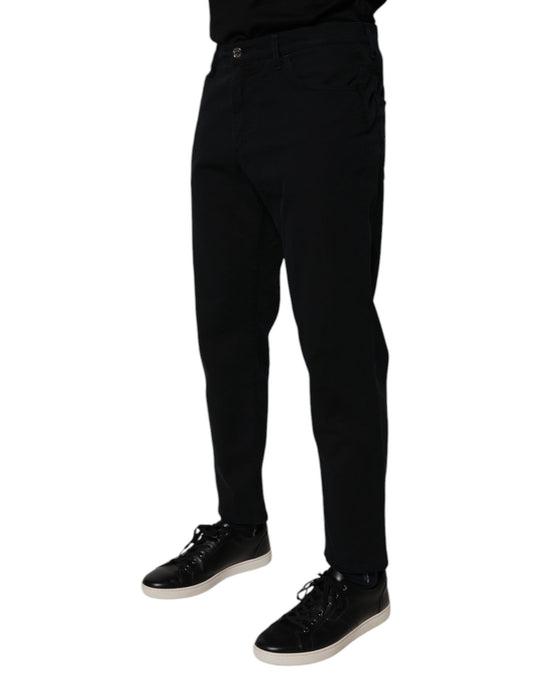 Mannequin wearing black pants and shoes