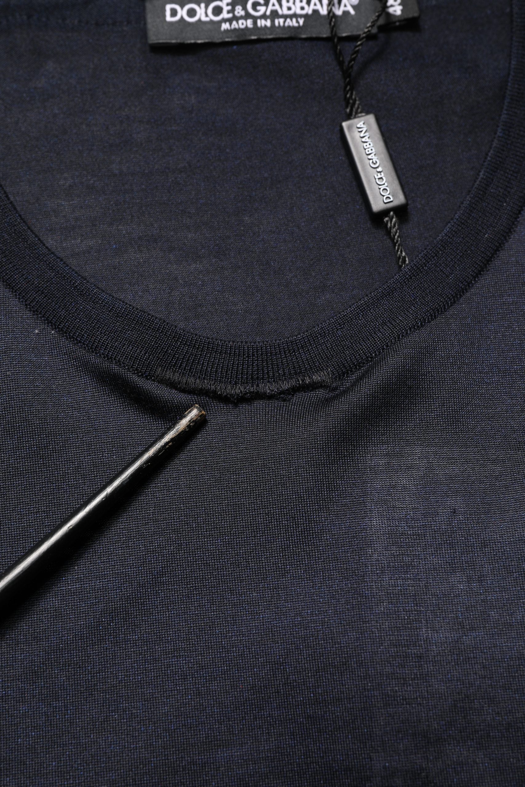 Blue shirt on hanger