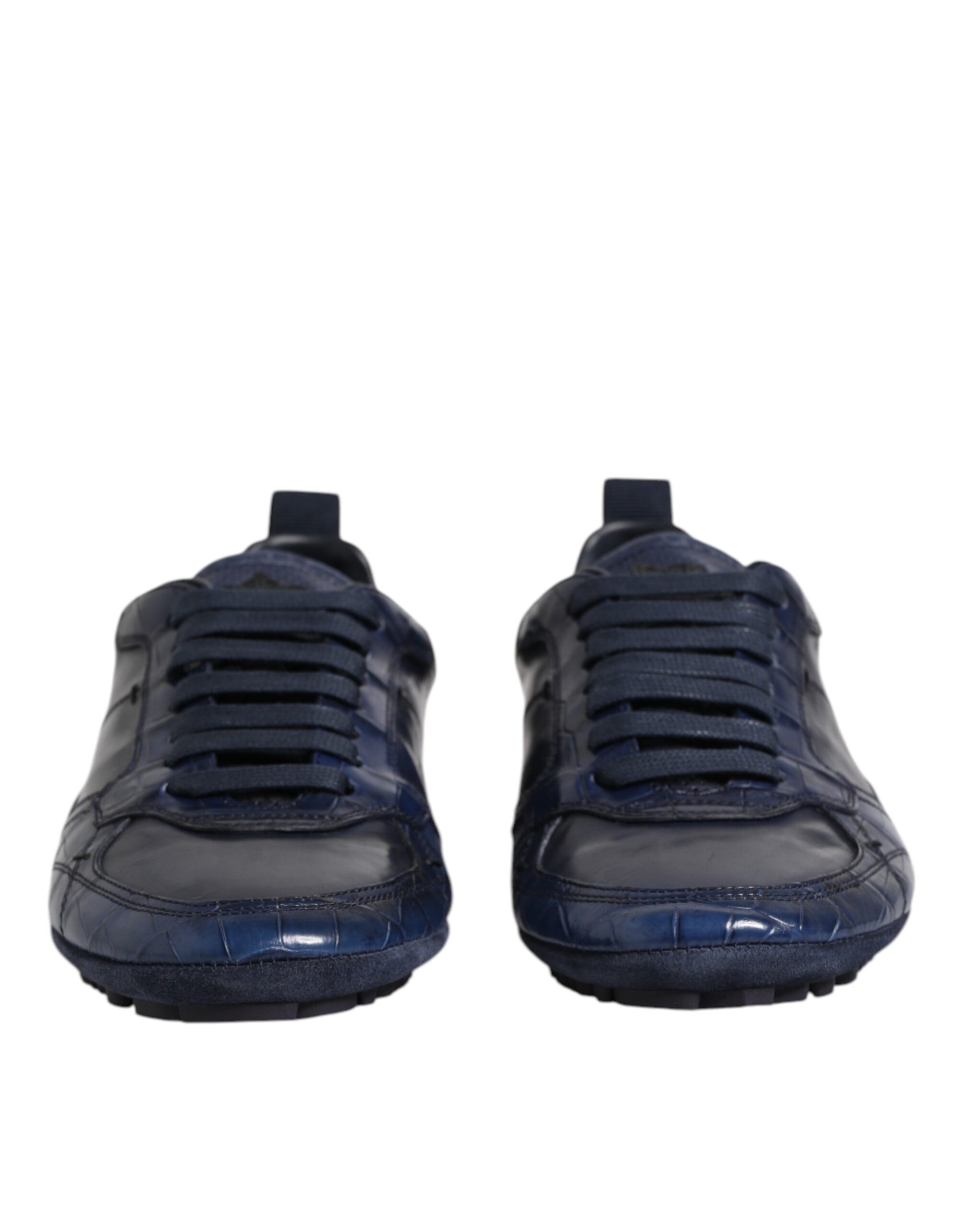 Pair of black shoes with laces