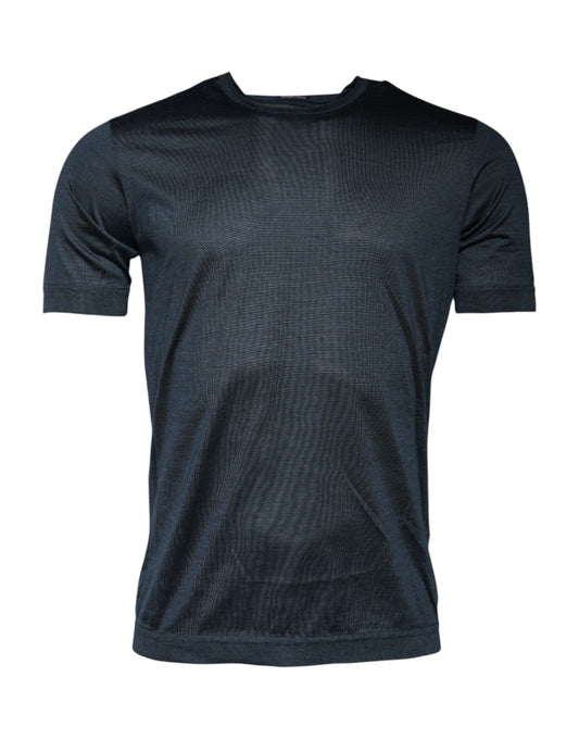 Navy blue short sleeve shirt