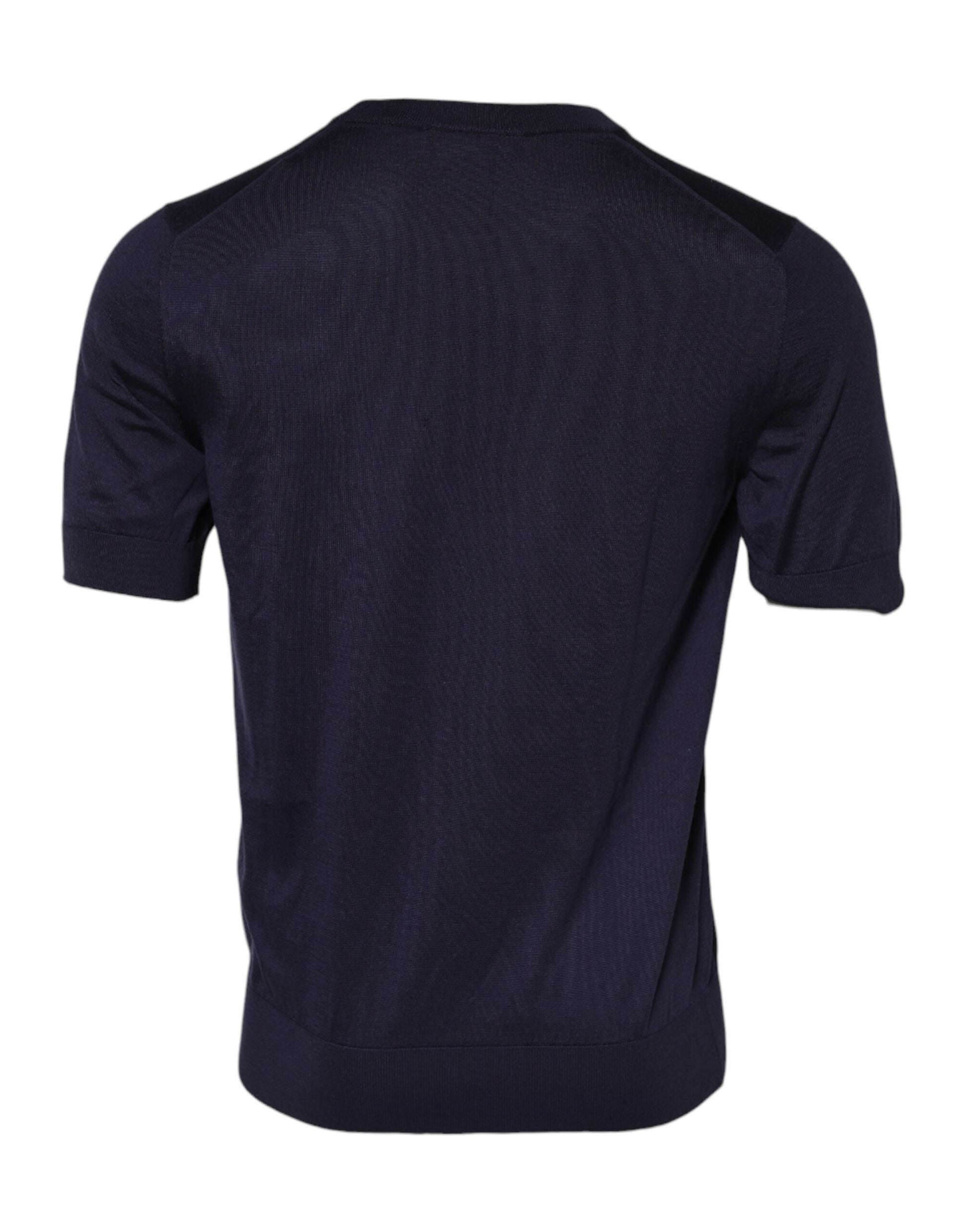 Navy blue short sleeve shirt