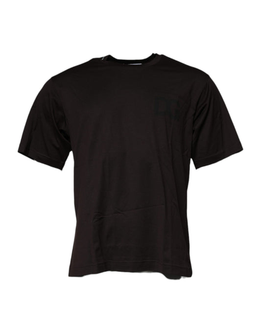 Black t-shirt on a hanger