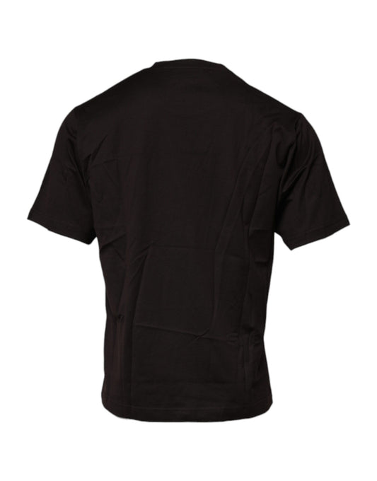 Black t-shirt on a hanger