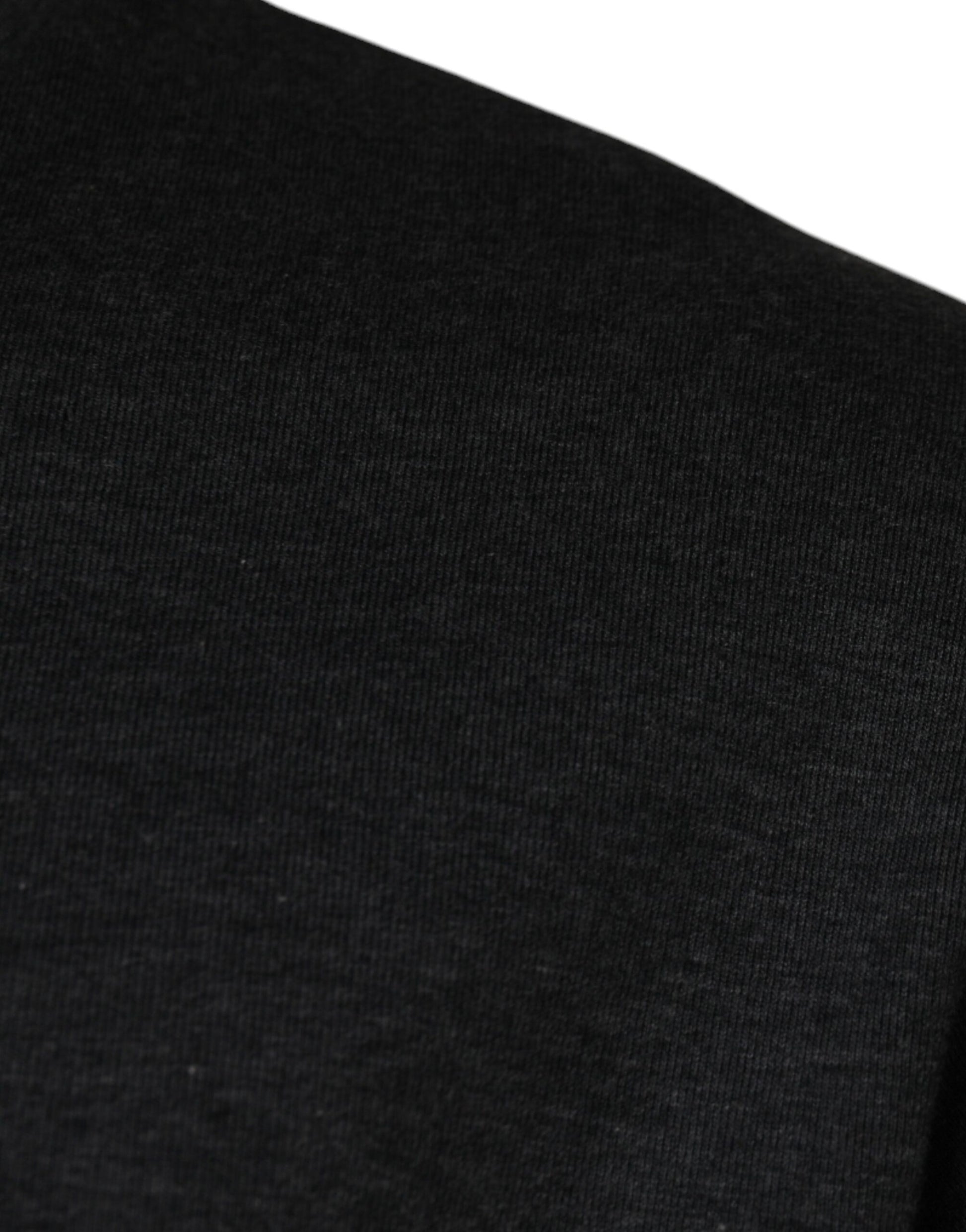 Black fabric material