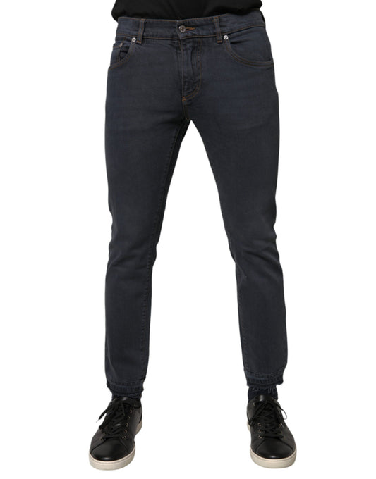 Pair of blue jeans on a mannequin
