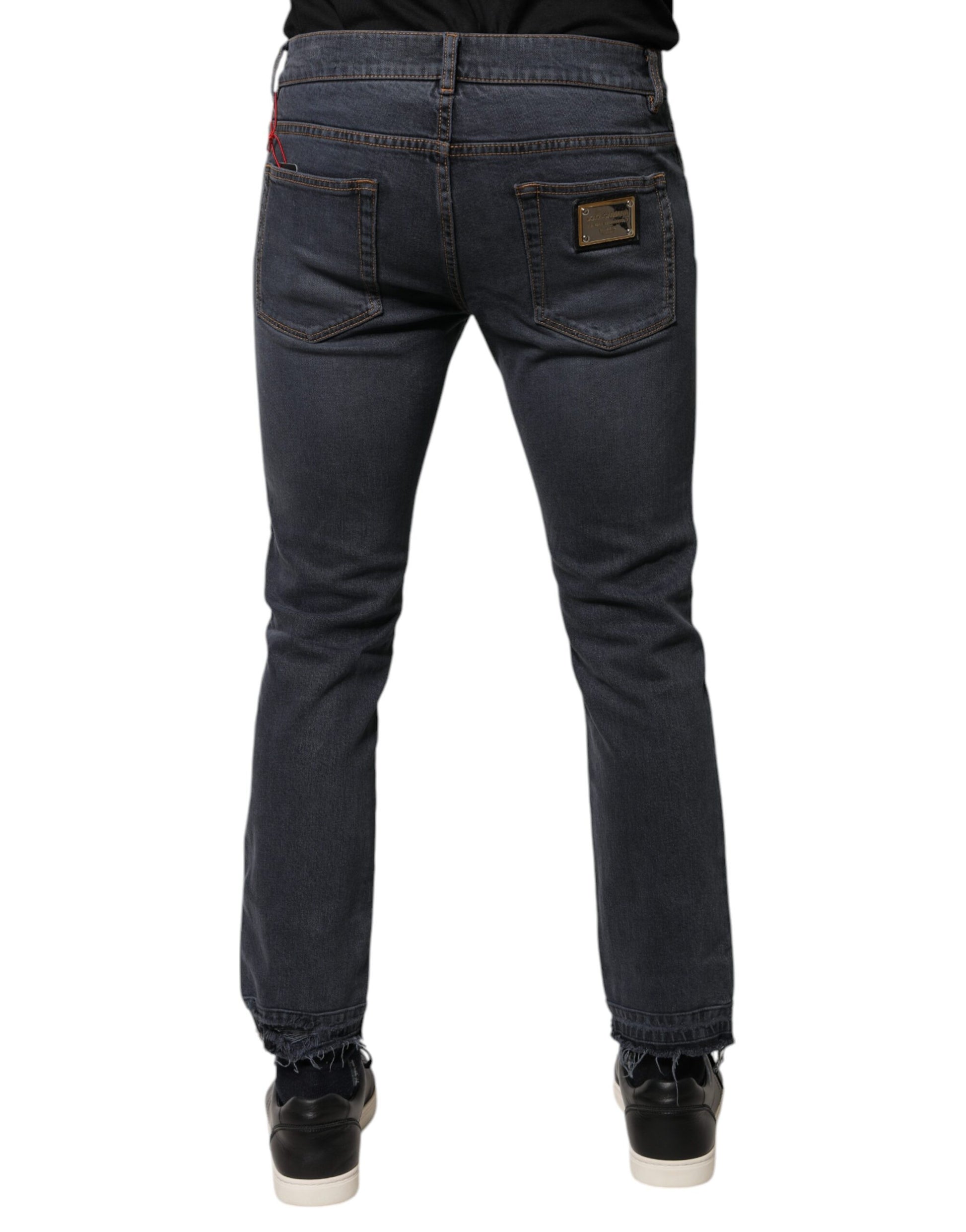 Pair of blue jeans on a mannequin