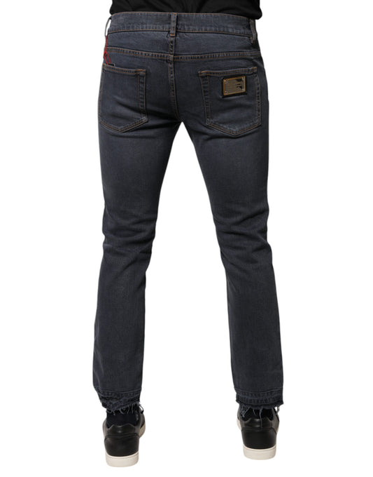 Pair of blue jeans on a mannequin