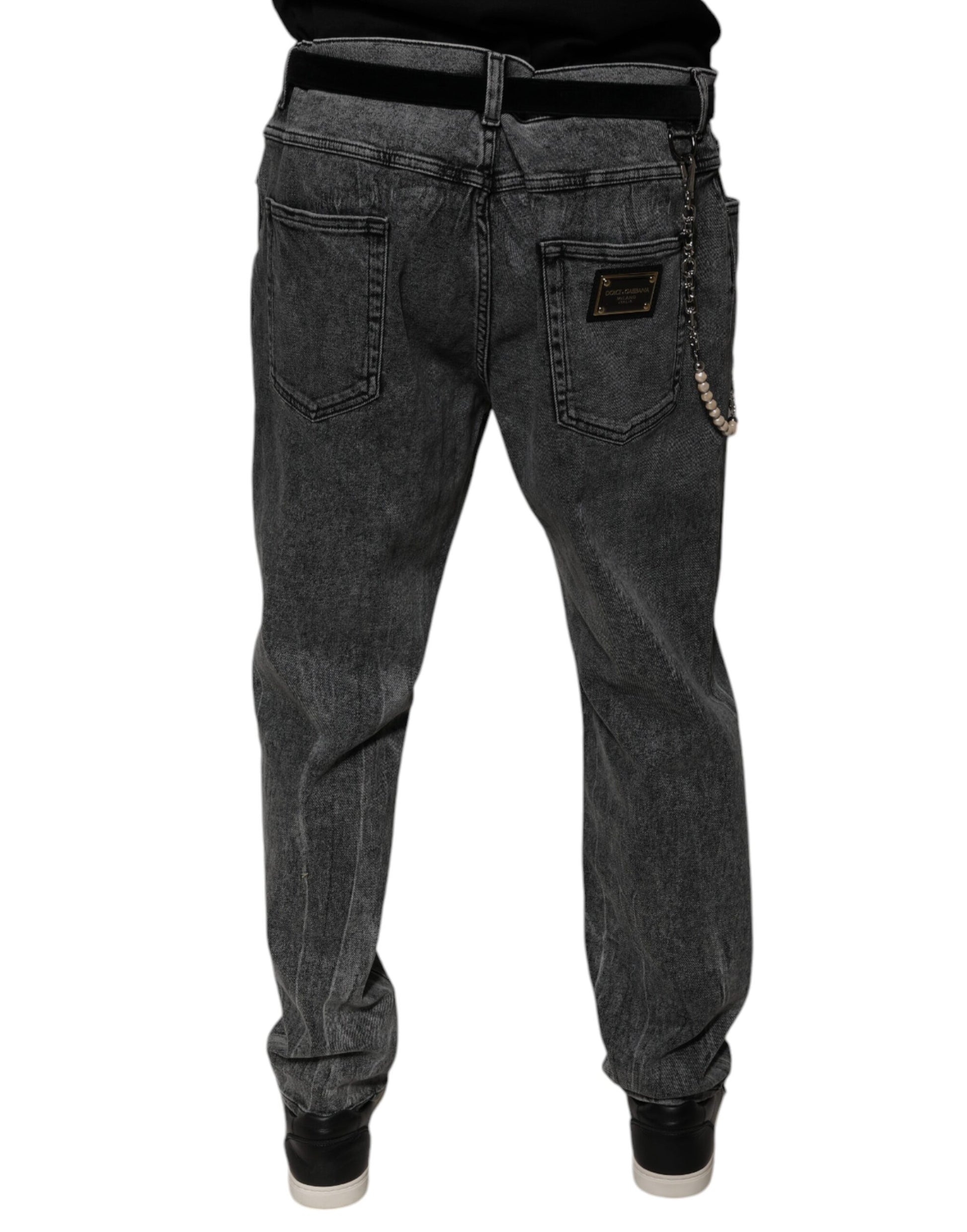 Pair of blue jeans on a mannequin