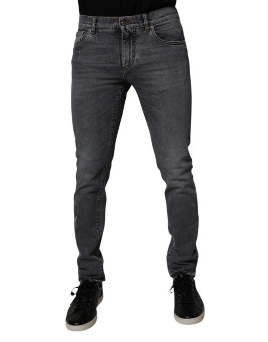 Pair of blue denim jeans