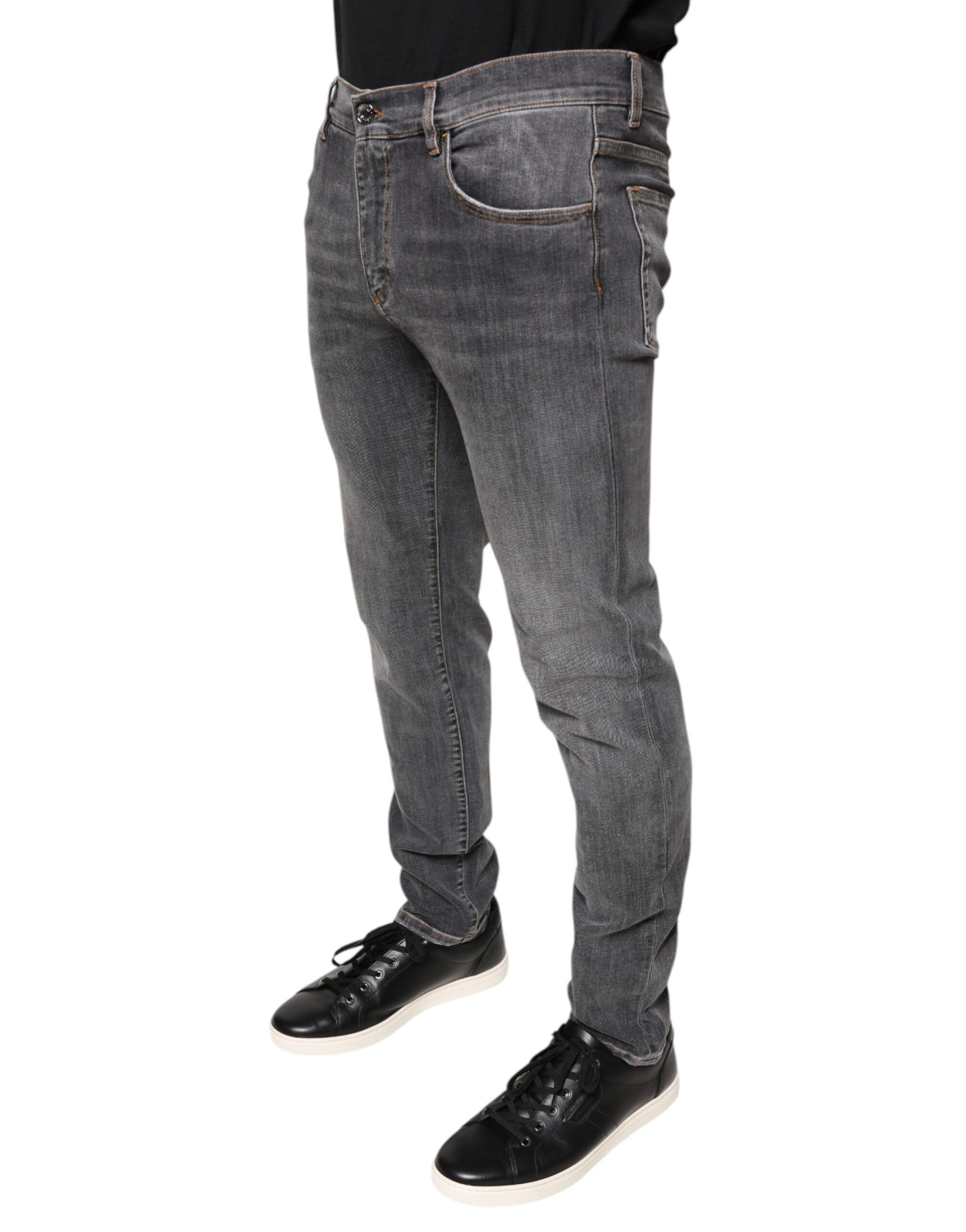 Pair of blue jeans on a mannequin