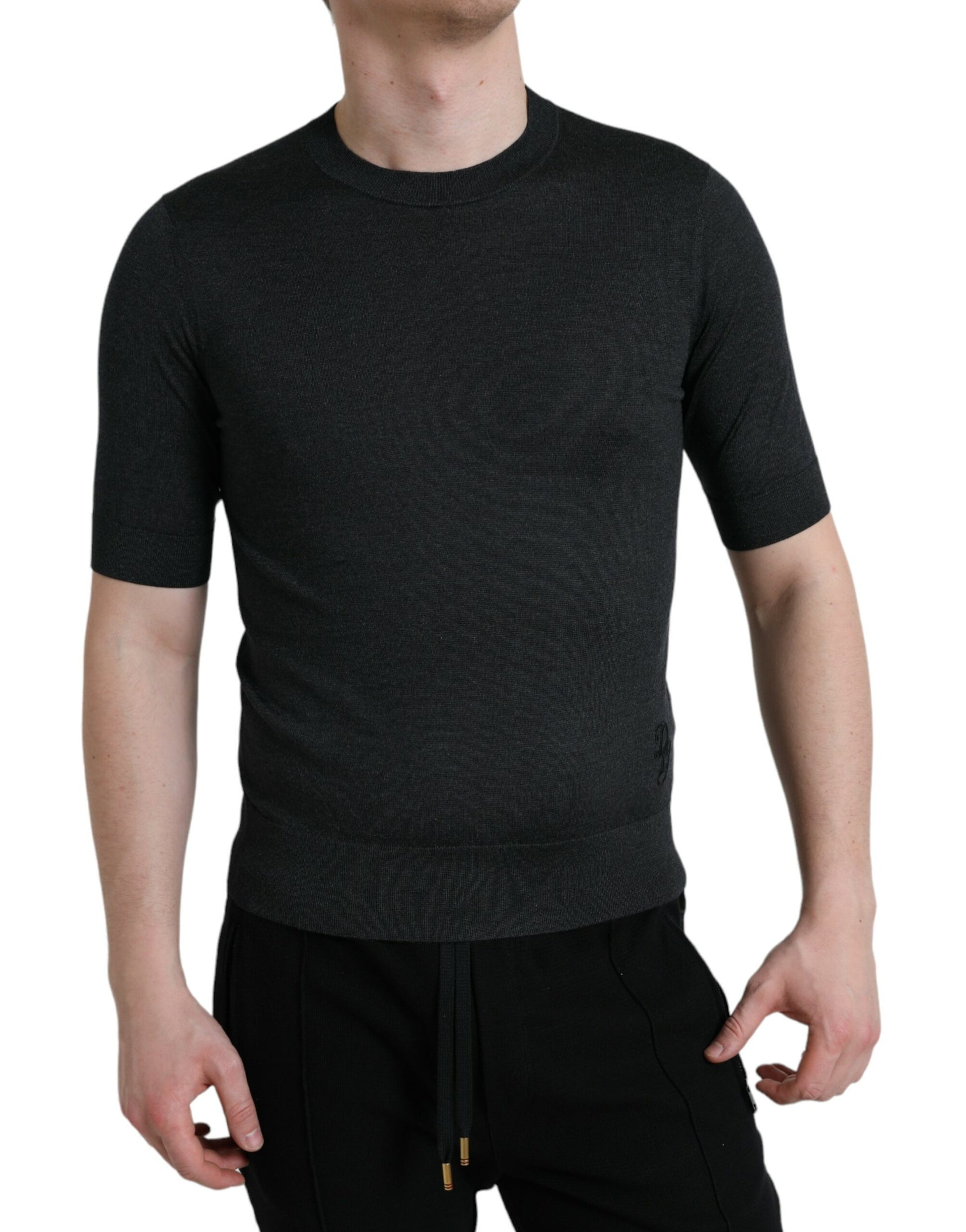Man wearing long sleeve shirt