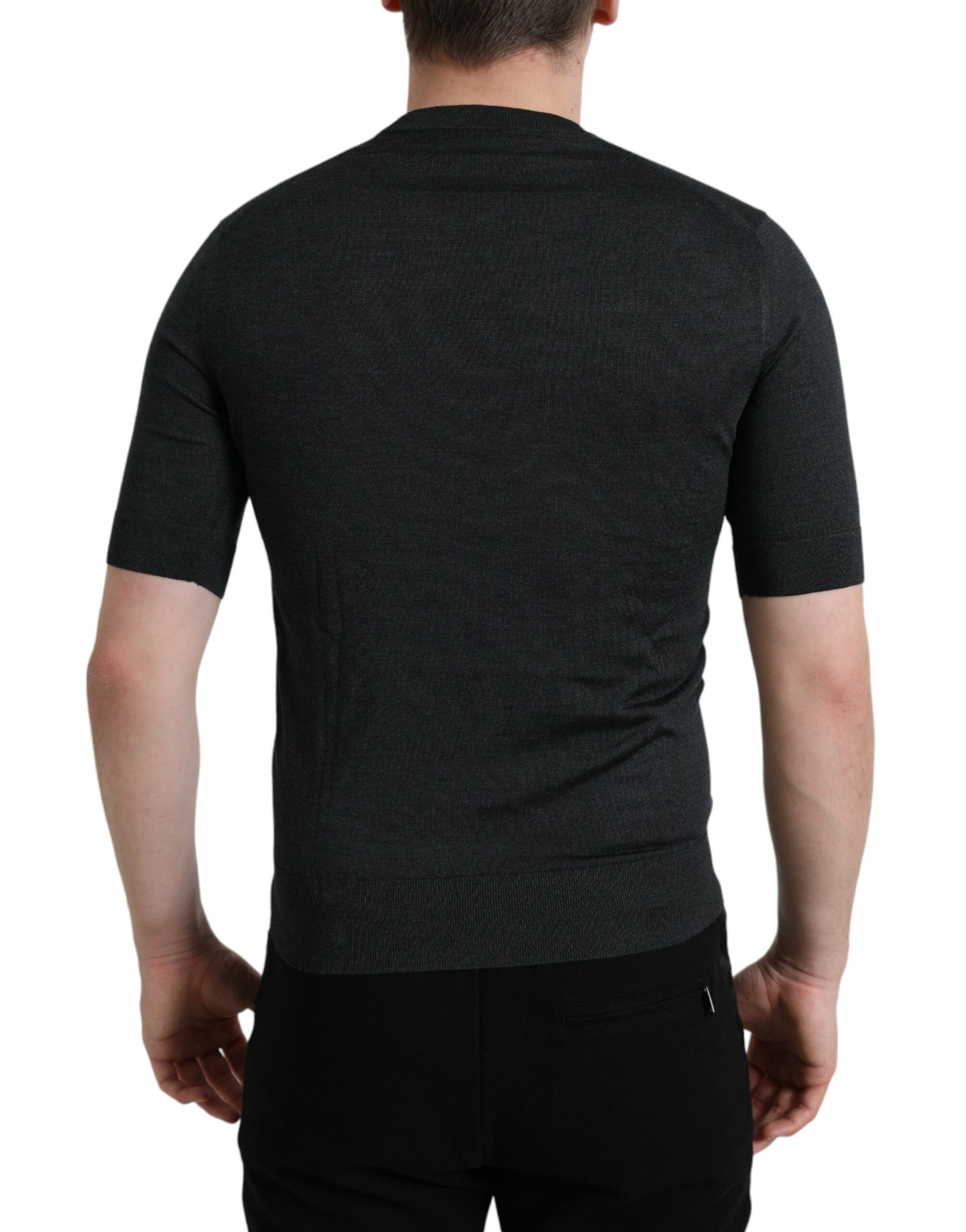 Black long sleeve shirt on mannequin