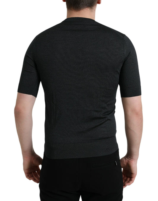 Black long sleeve shirt on mannequin