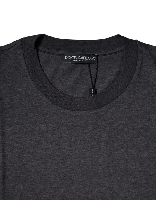 Dark heather gray crew neck t-shirt