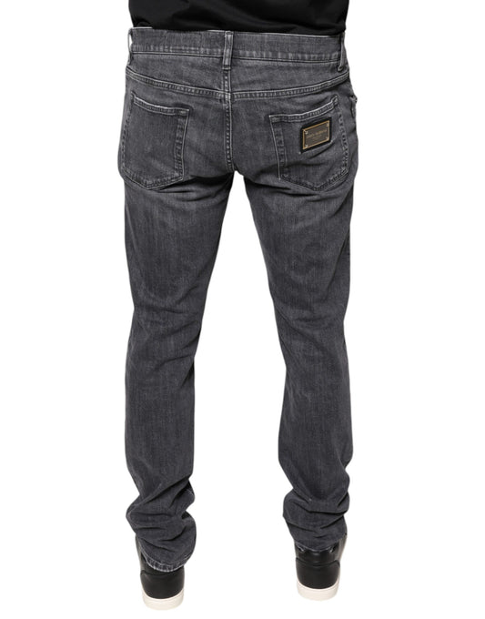 Pair of blue jeans on a mannequin