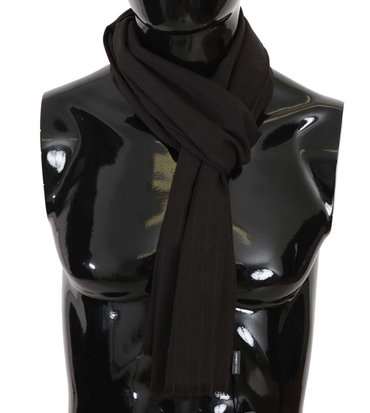 Black scarf on mannequin