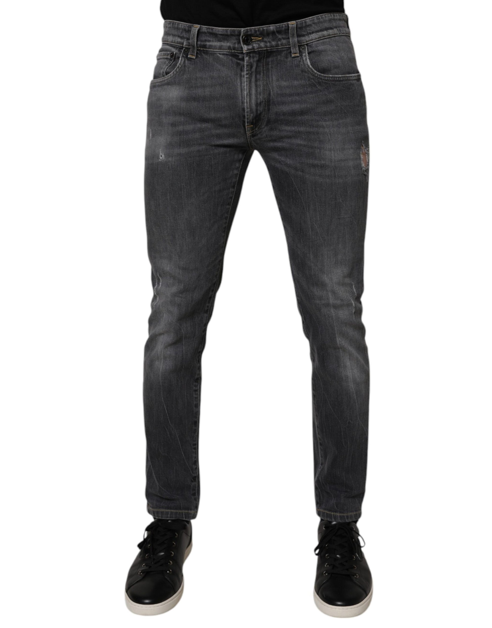 Pair of blue jeans on a mannequin