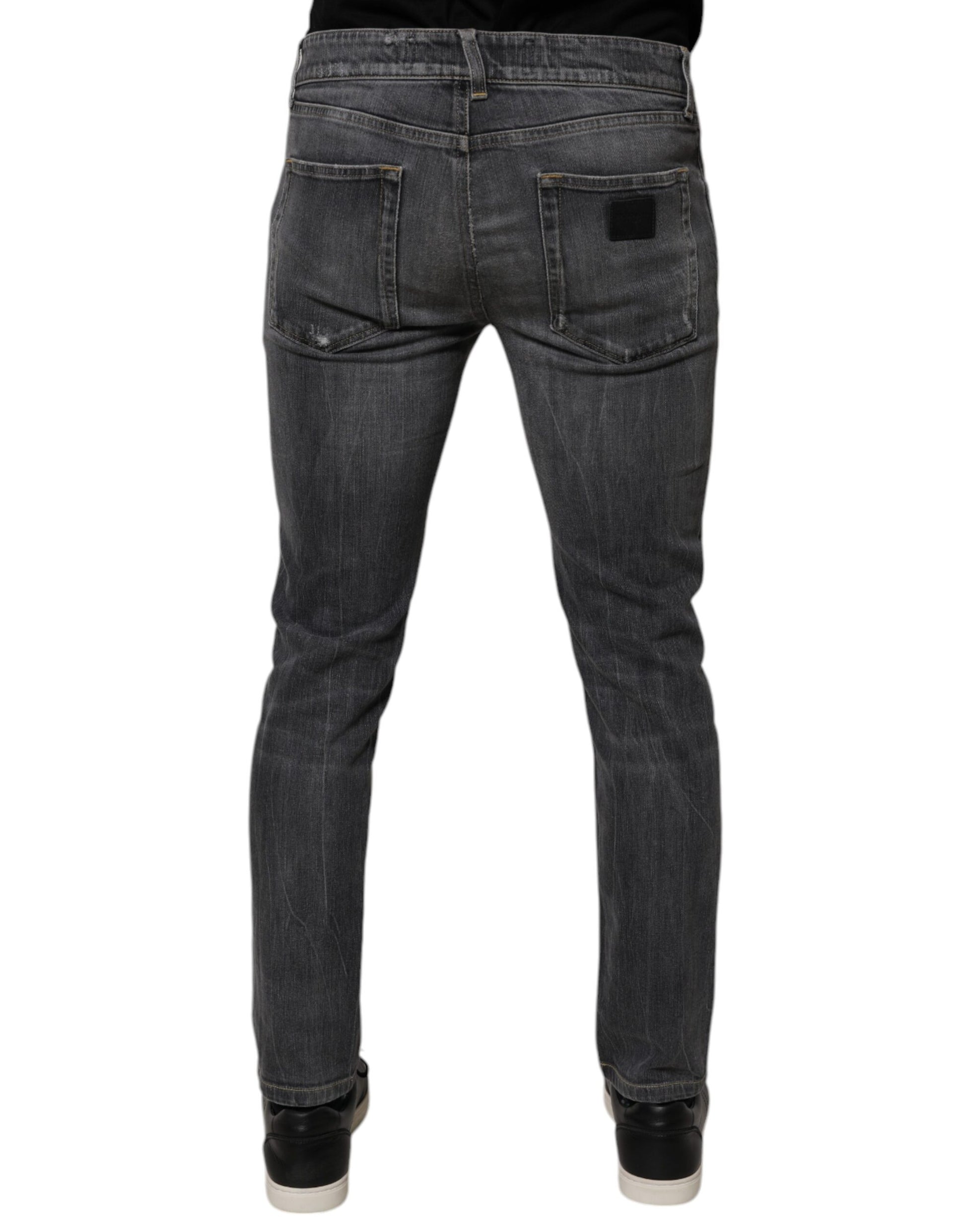 Pair of blue jeans on a mannequin