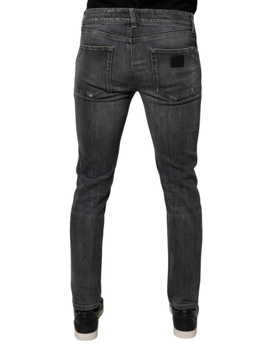 Pair of blue jeans on a mannequin