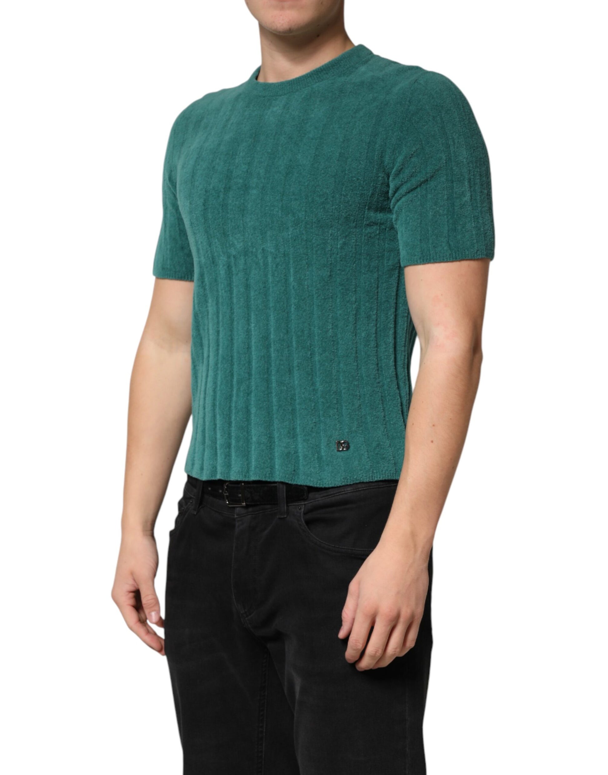Man wearing a green sweater