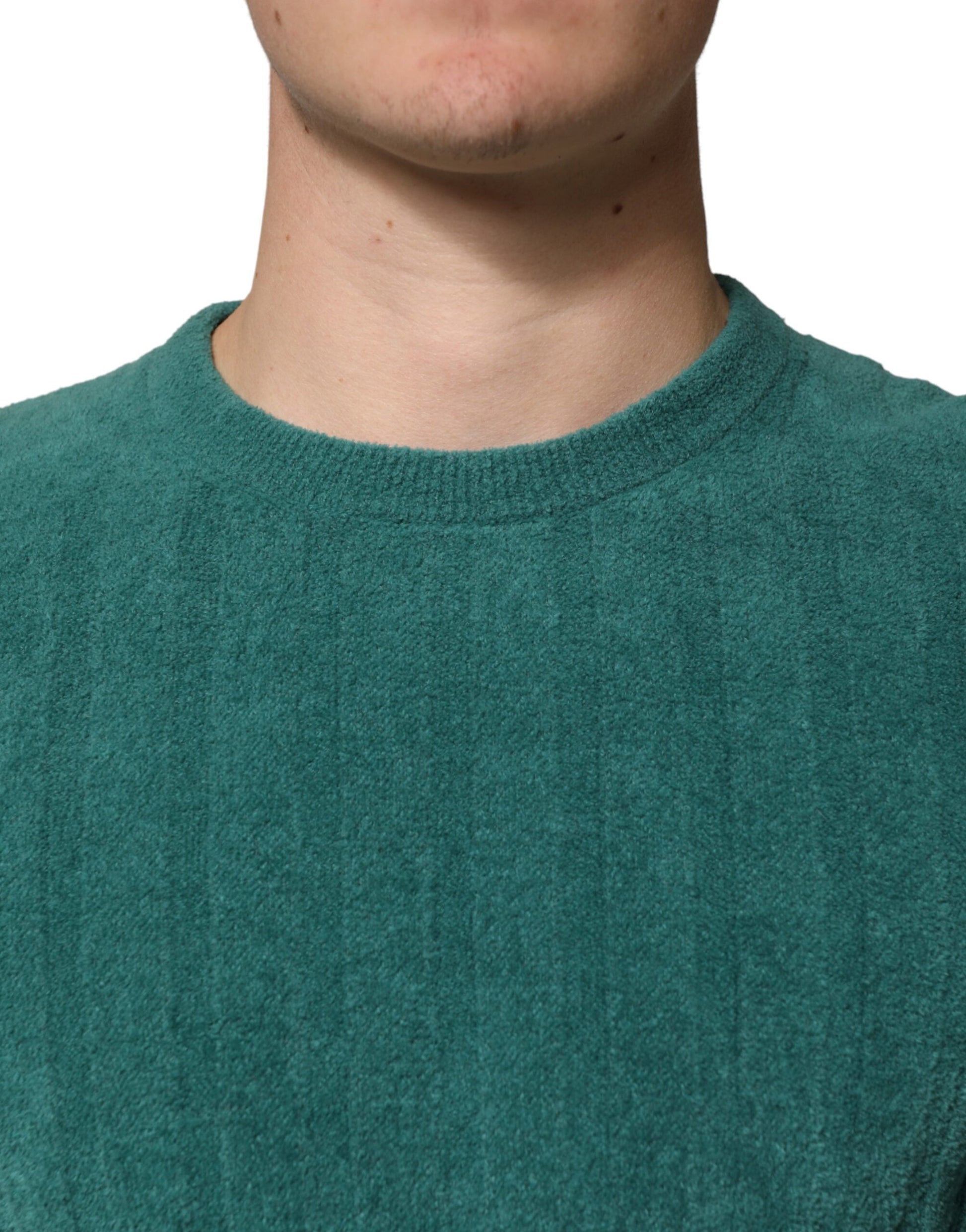 Man wearing green sweater