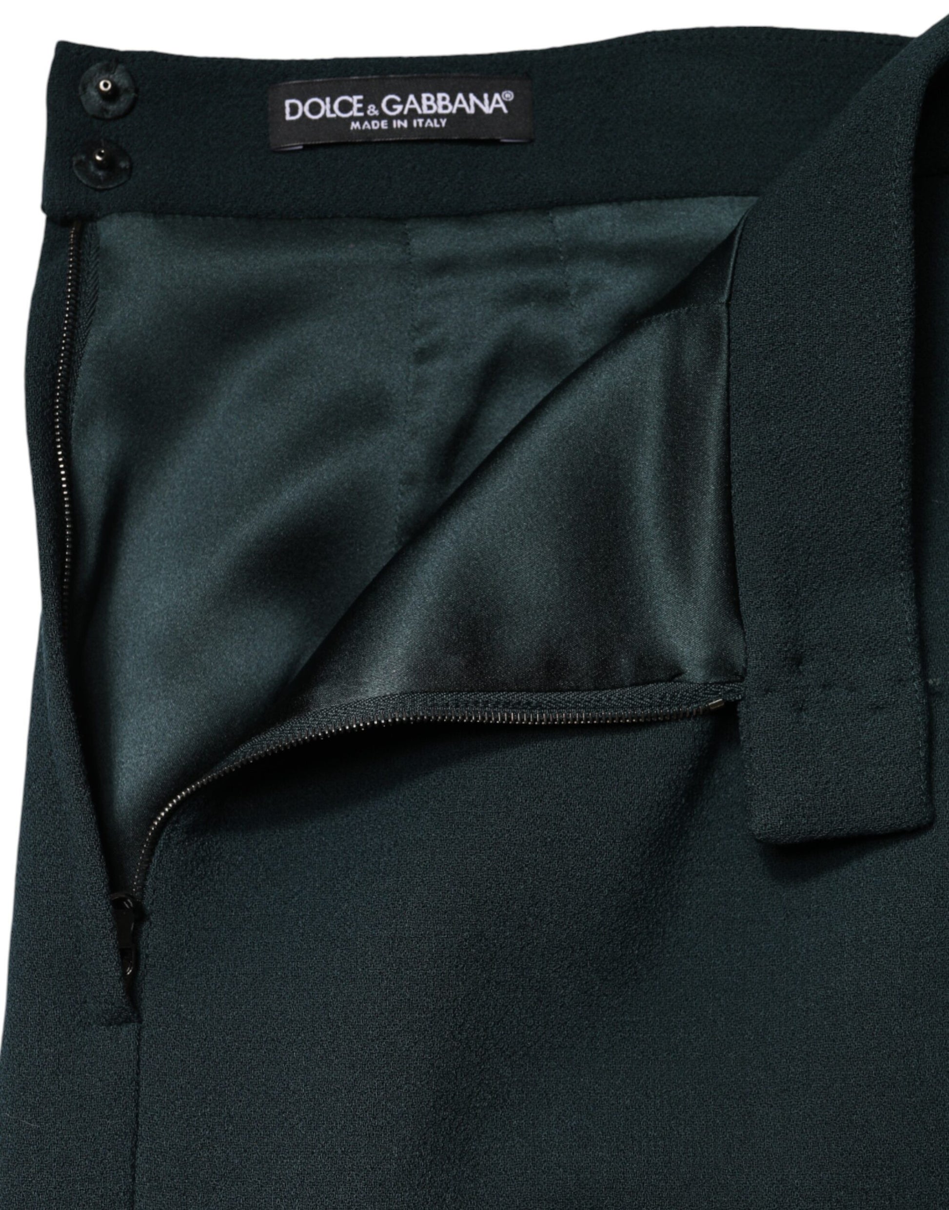 Pair of black pants with zippered pockets