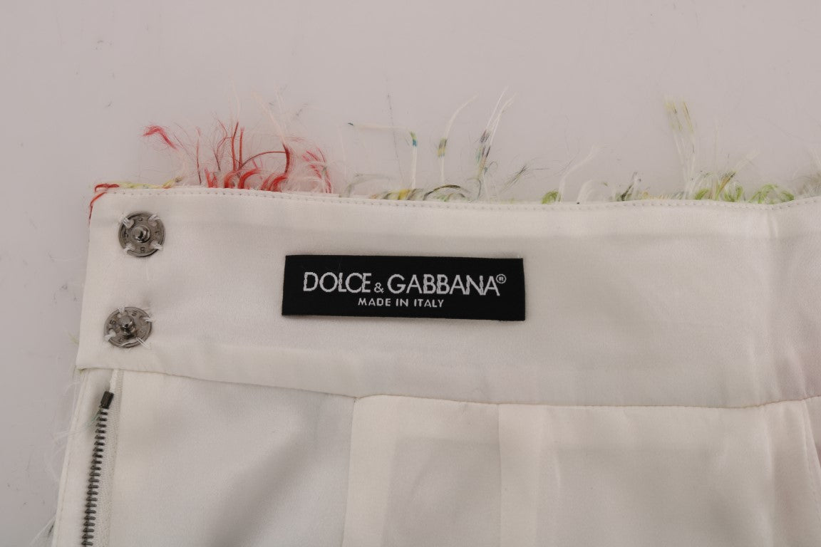 White garment with black label reading "Dolce & Gabbana"