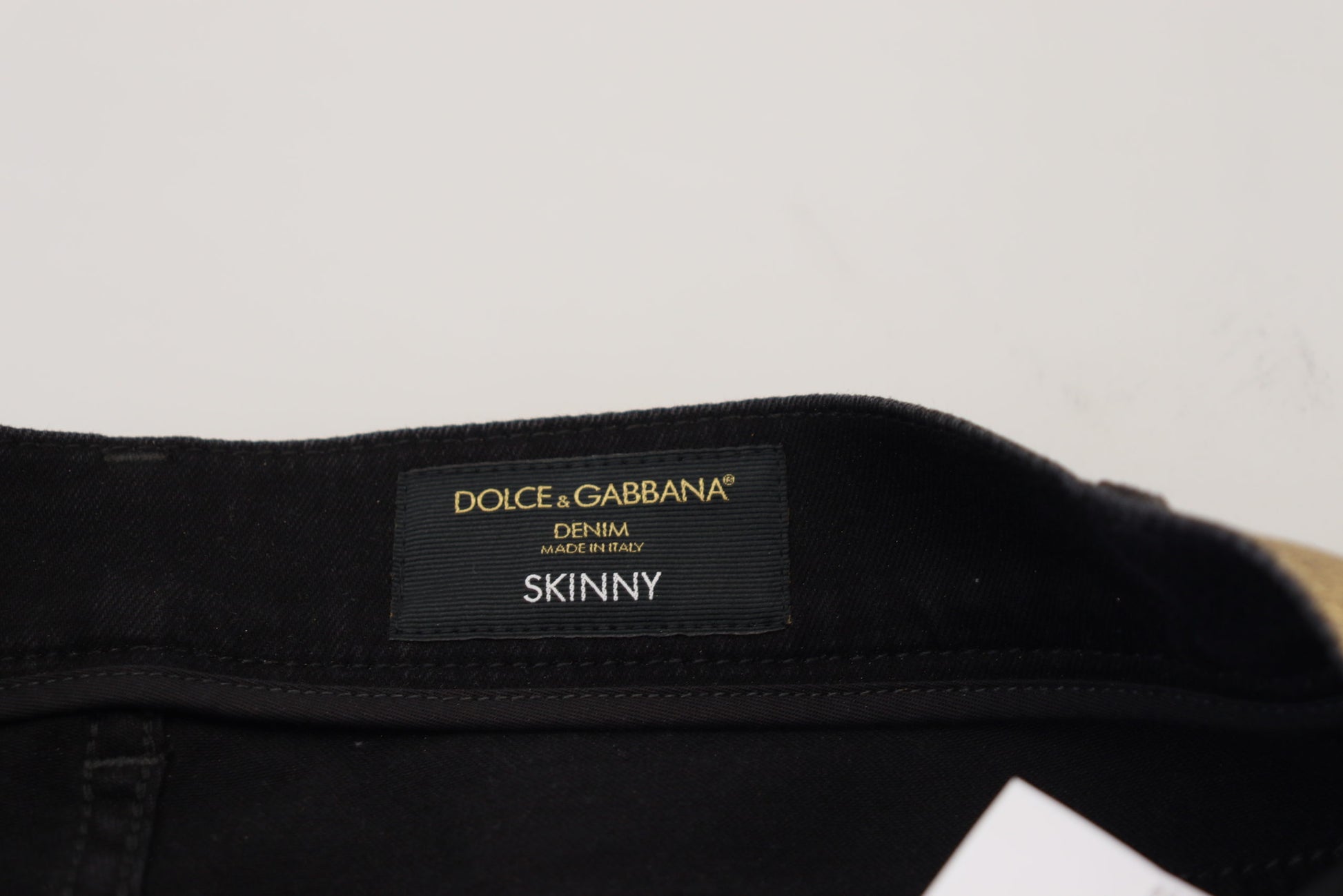 Black lingerie with brand label on waistband