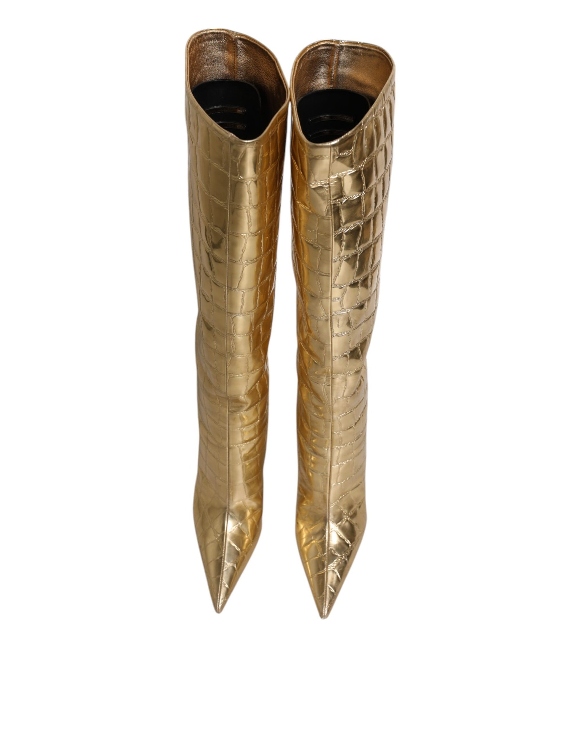 Pair of gold boots